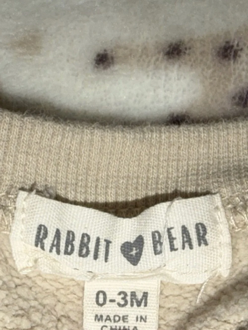 Rabbit + Bear Car Print 2-Piece Outfit 0–3M